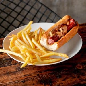 Half Kielbasa Polish Sausage with Chips