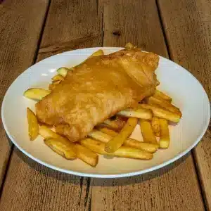 Beer Battered Fish with Chips
